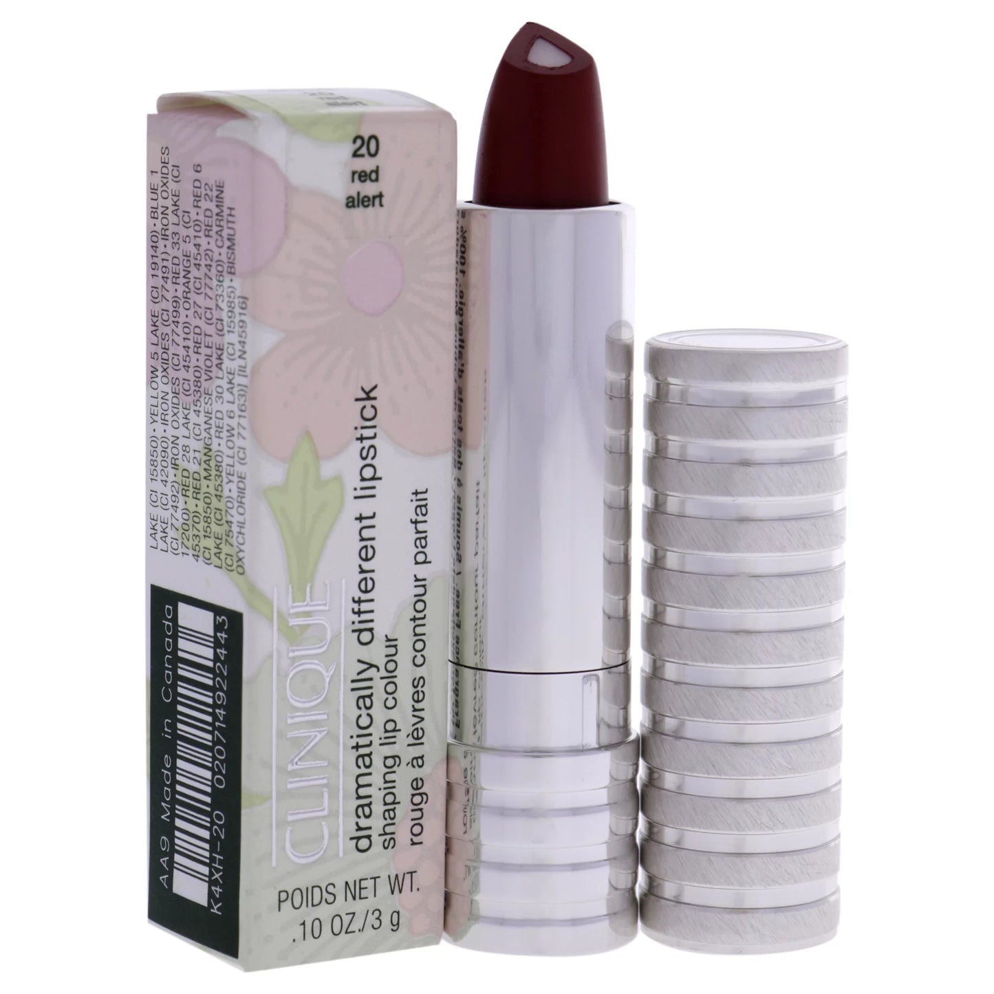 Dramatically Different Shaping Lip Colour - 20 Red Alert, 0.10 Oz Lipstick